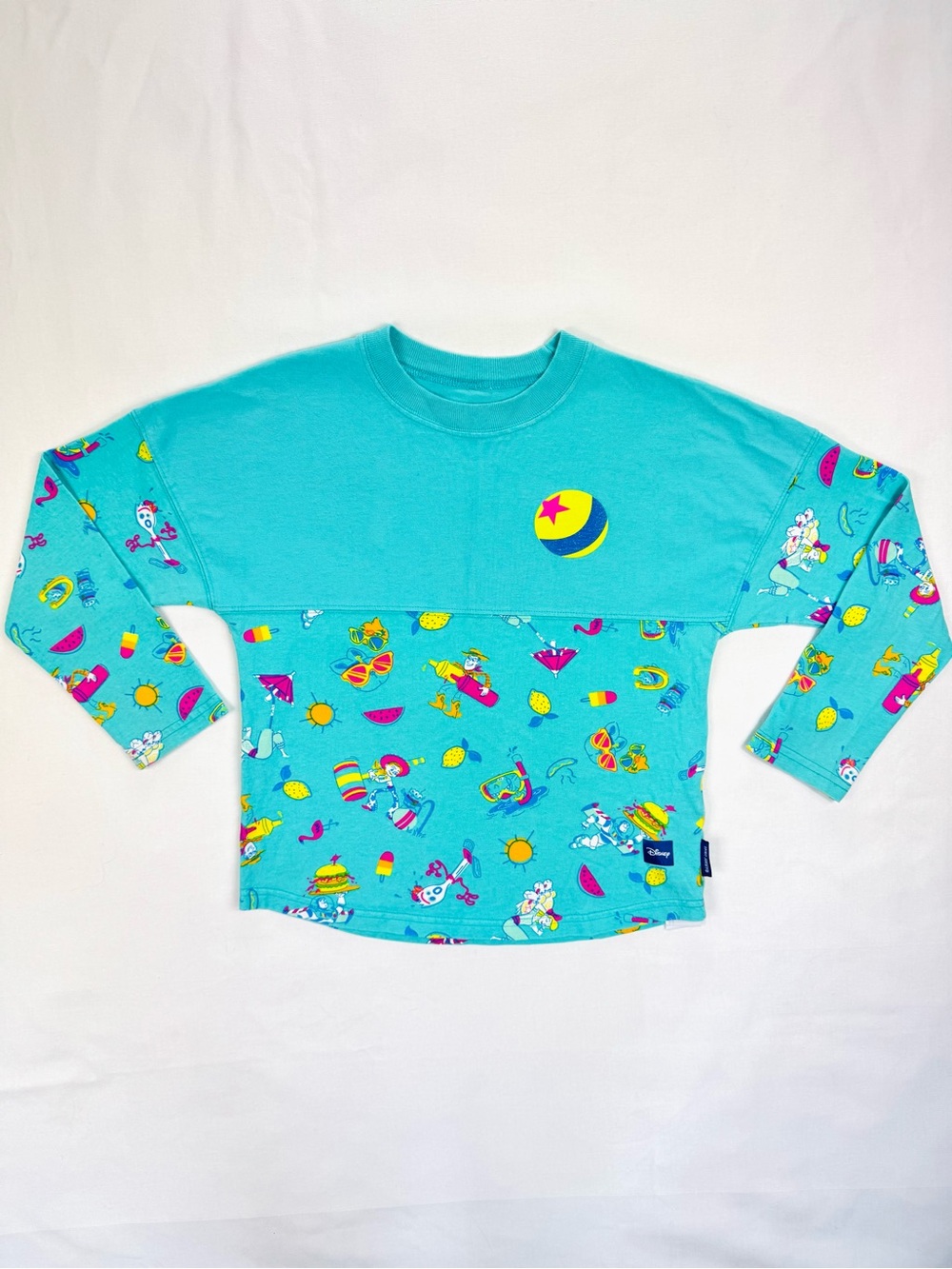 Disneyland Toy Story Summer Splash Spirit Jersey youth 7-8 years EUC